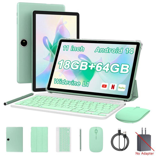 PEICHENG 11" Android 15 Tablet 18GB RAM 128GB Storage